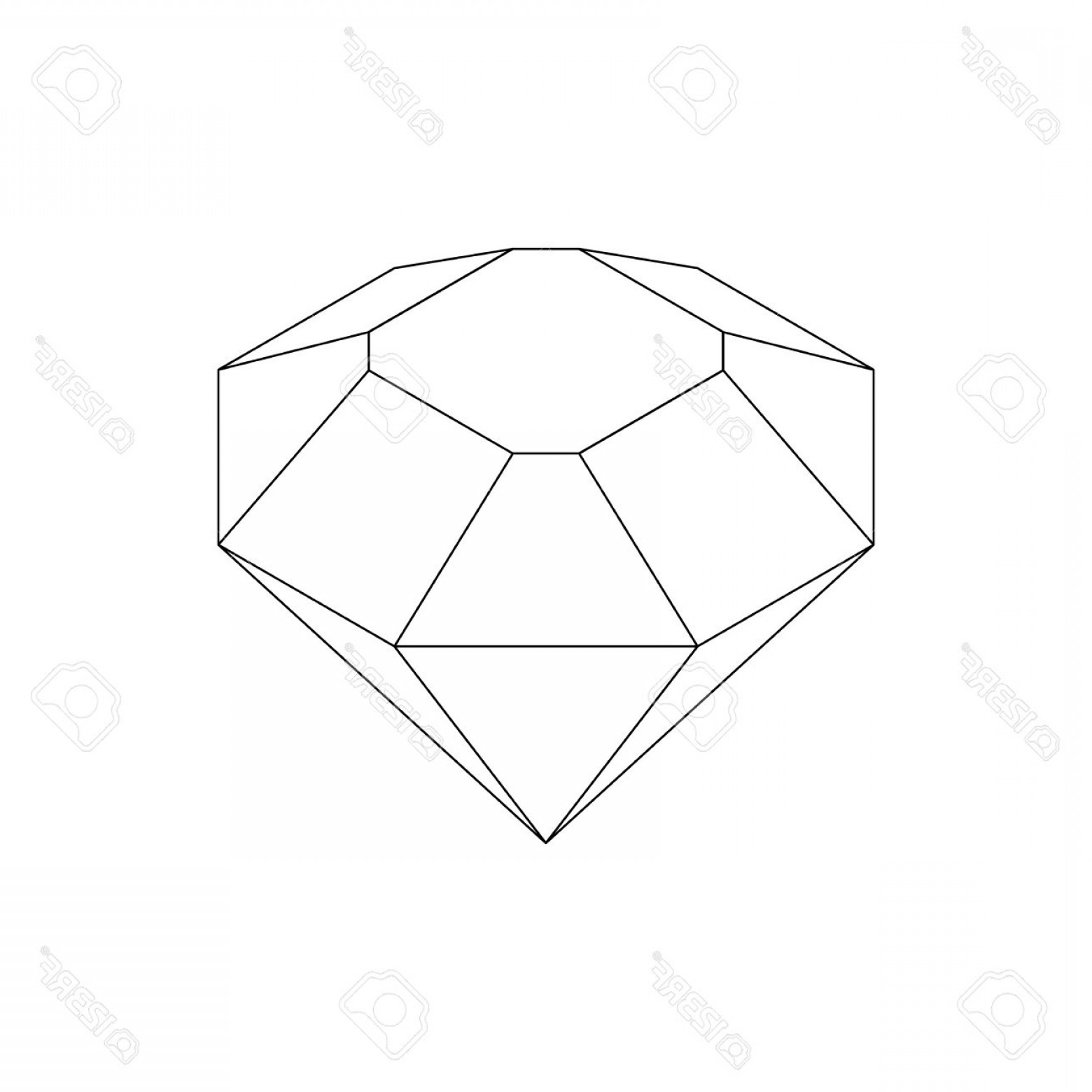 1560x1560 3d Pretty Diamond Drawing Oblacoder