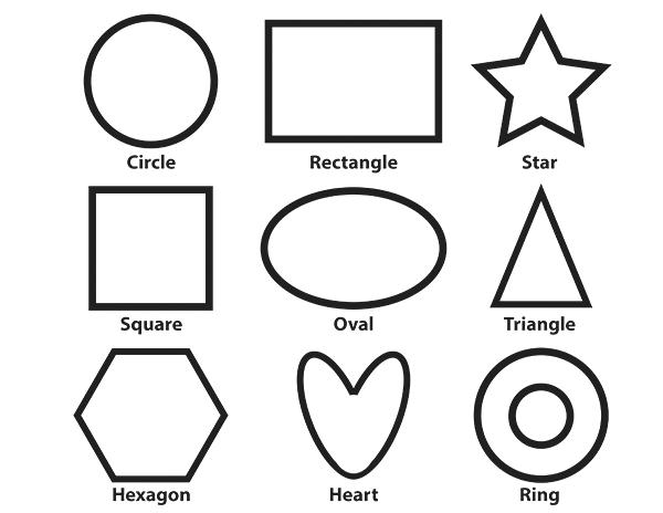 600x464 Coloring Page Shapes Drawing Basic Shapes Coloring Page Coloring