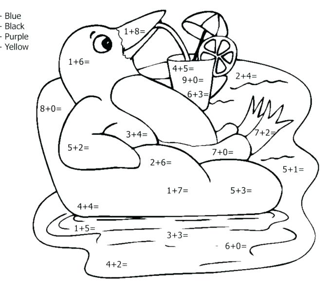 678x600 Addition Coloring Pages Spring Math Worksheets Col Color By On Dsc