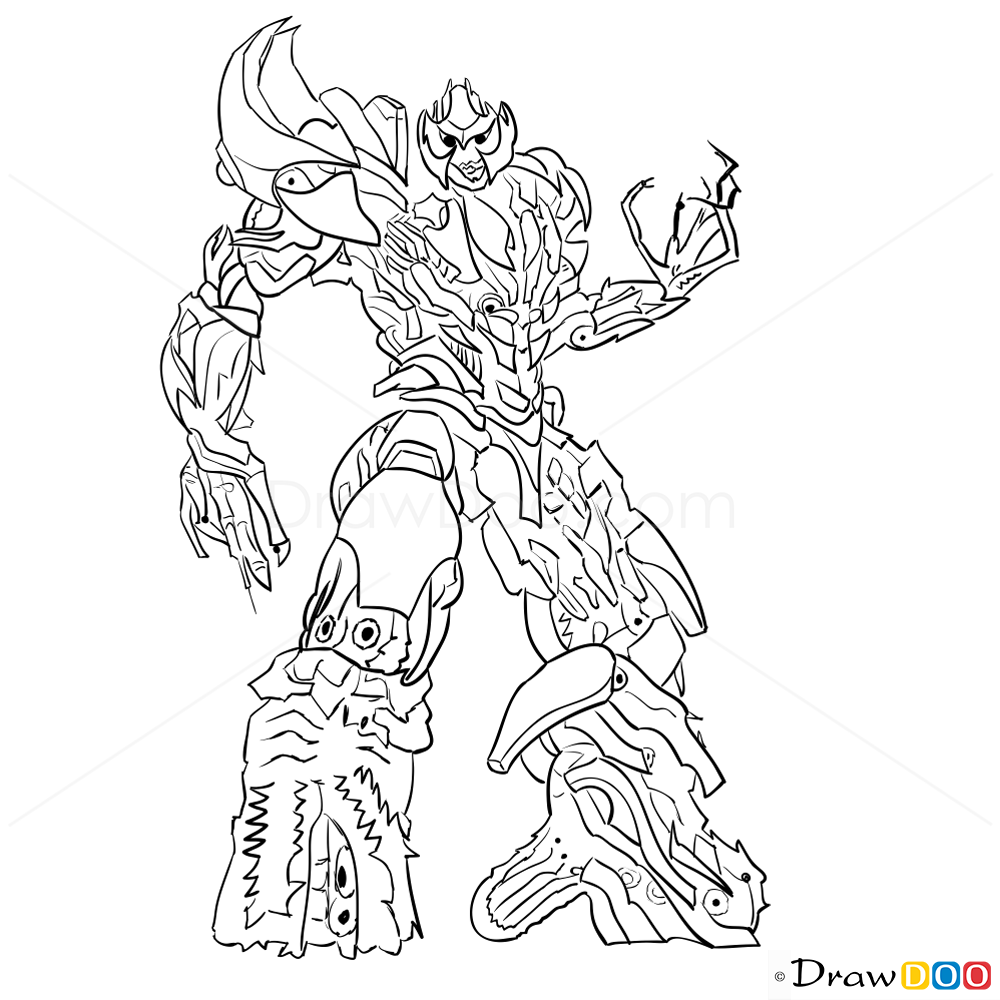 1000x1000 How To Draw Megatron, Transformers