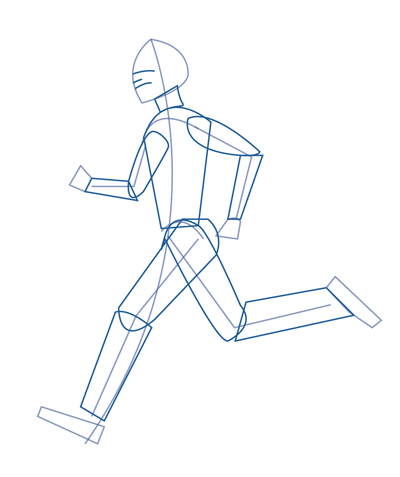 400x477 How To Draw A Man Running Sketchbook Challenge 20