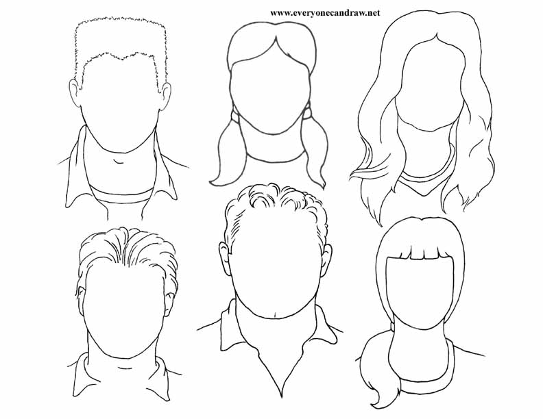 792x612 Portrait Drawings Step By Step Instructions