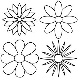 260x260 The Best Simple Flower Drawing Ideas On Easy