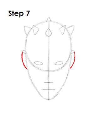 300x388 How To Draw Darth Maul