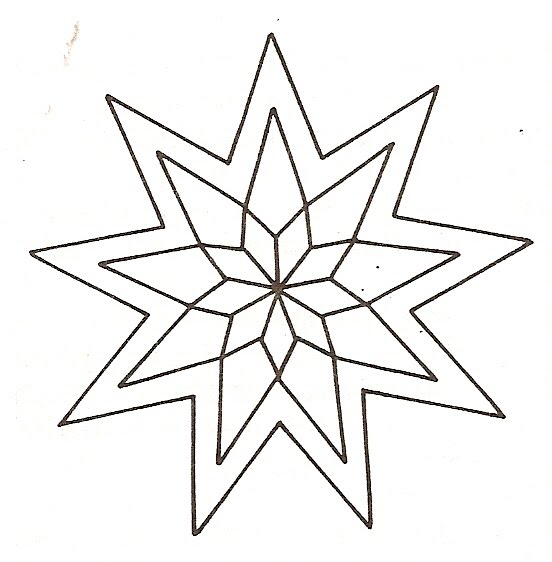 552x562 Nine Pointed Stars