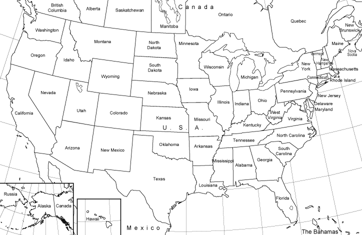 724x470 United States Map