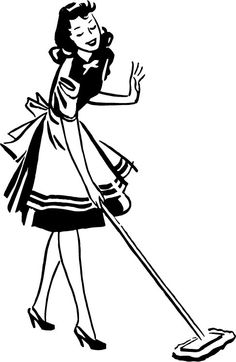 236x362 50s Mom Clipart