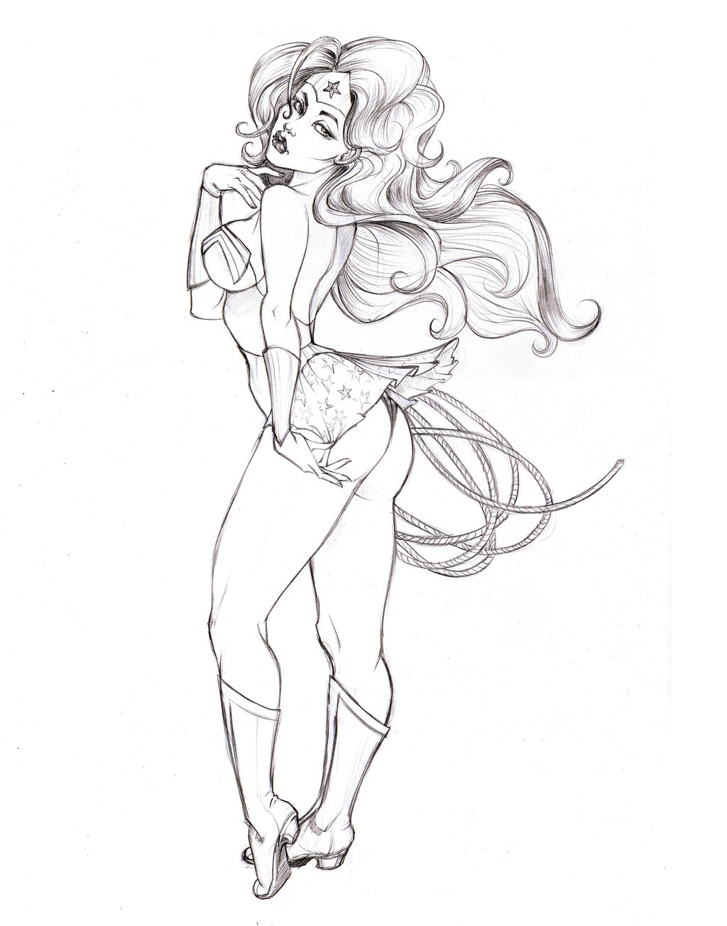 1024x1303 Pencil Drawings Of Pin Ups 50s Pin Up Girl Pencil Drawings