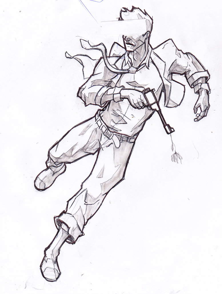 777x1027 Agent From The 50s Sketch By Chiryogatito