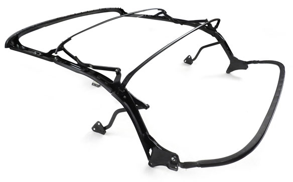 584x363 Golden Star 1955 57 Chevy Convertible Top Complete Frame Assembly