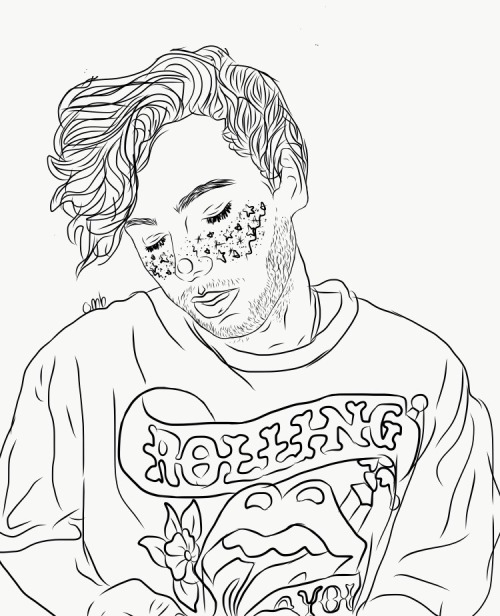 500x616 Luke Hemmings 5sos Drawing Tumblr