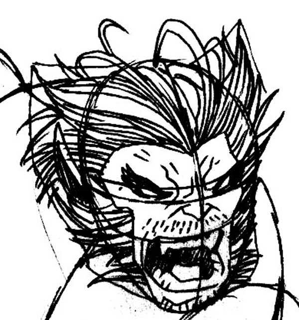 600x643 How To Draw Beast From Marvel's X Men Superhero Team Drawing