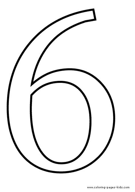 473x672 Number 6 Coloring Pages Printable