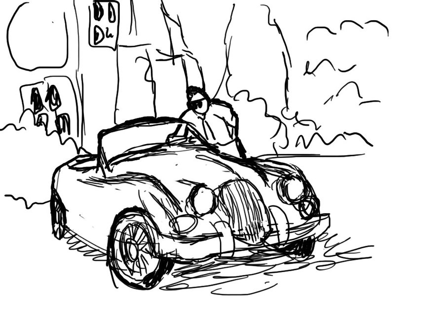 900x675 Drawing Life 60s Sports Car By Sqbr