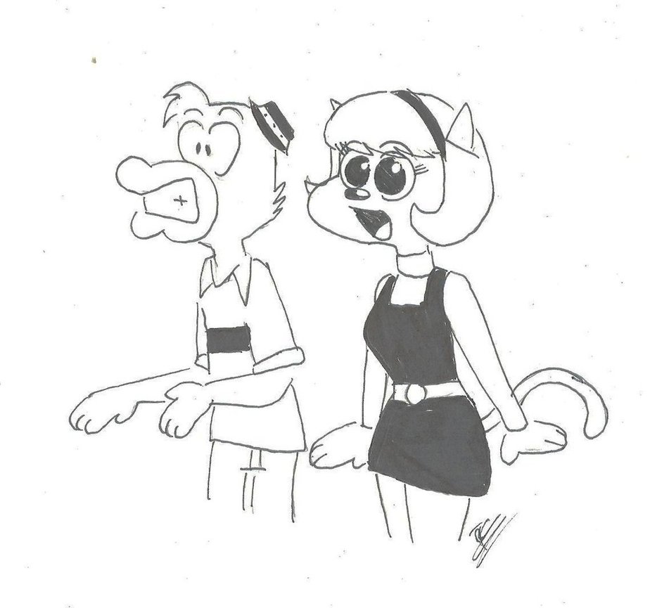 924x865 60s Anime Joy And Dawrin By Rockytoonzcomics