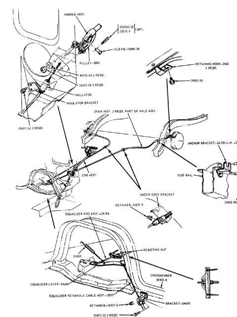 480x640 Parking Brake Return Spring