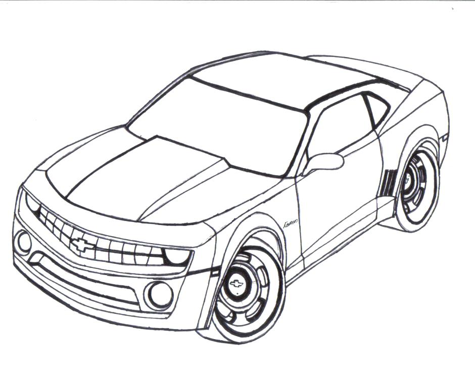 68 Camaro Drawing at GetDrawings | Free download