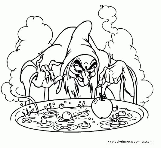 535x491 Snow White And The Seven Dwarfs Coloring Pages