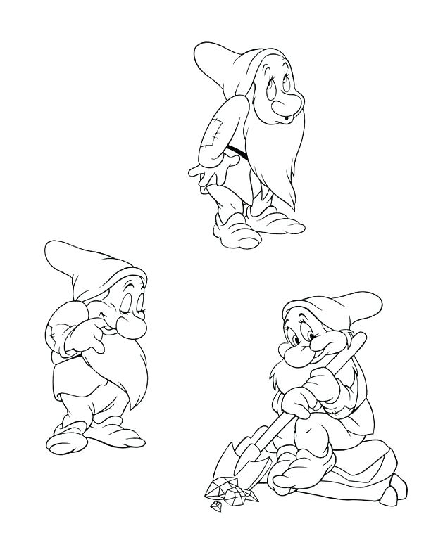 612x792 7 Dwarfs Coloring Pages 7 Dwarfs Coloring Pages Kids Under 7 Snow