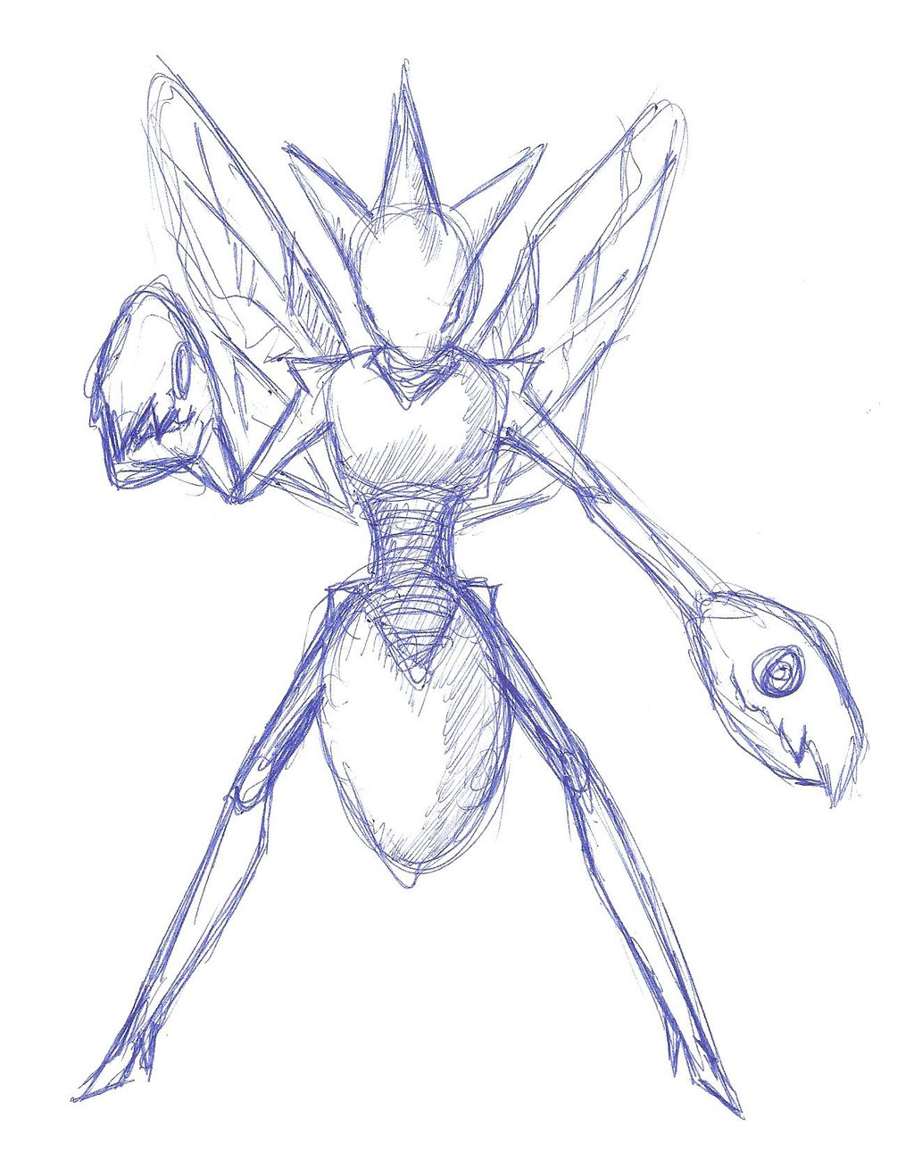 1024x1308 Draw From Memory Scizor By 8 Bit Cpu