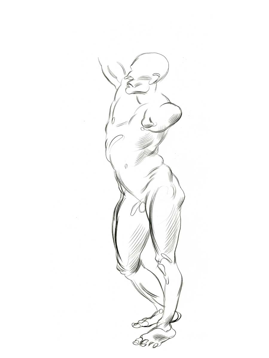 900x1200 The High Focus Drawing Blog Jeffrey Smith Figure Drawing 2002