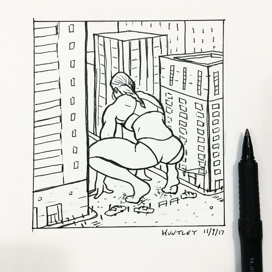 894x894 Inktober 11 9 17 By Matthewhuntley