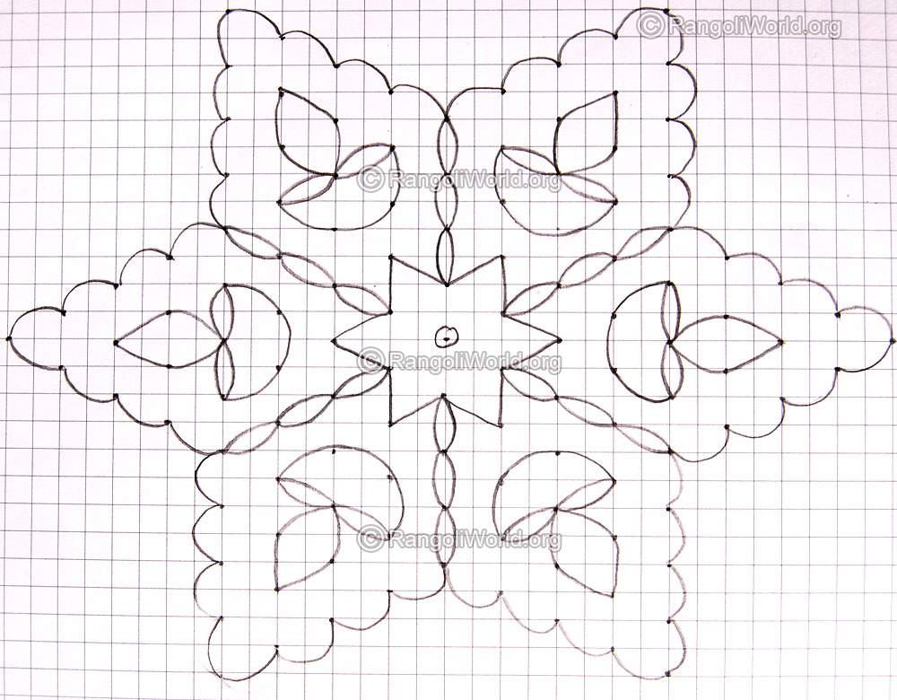 1000x780 Karthigai Deepam Star Kolam1