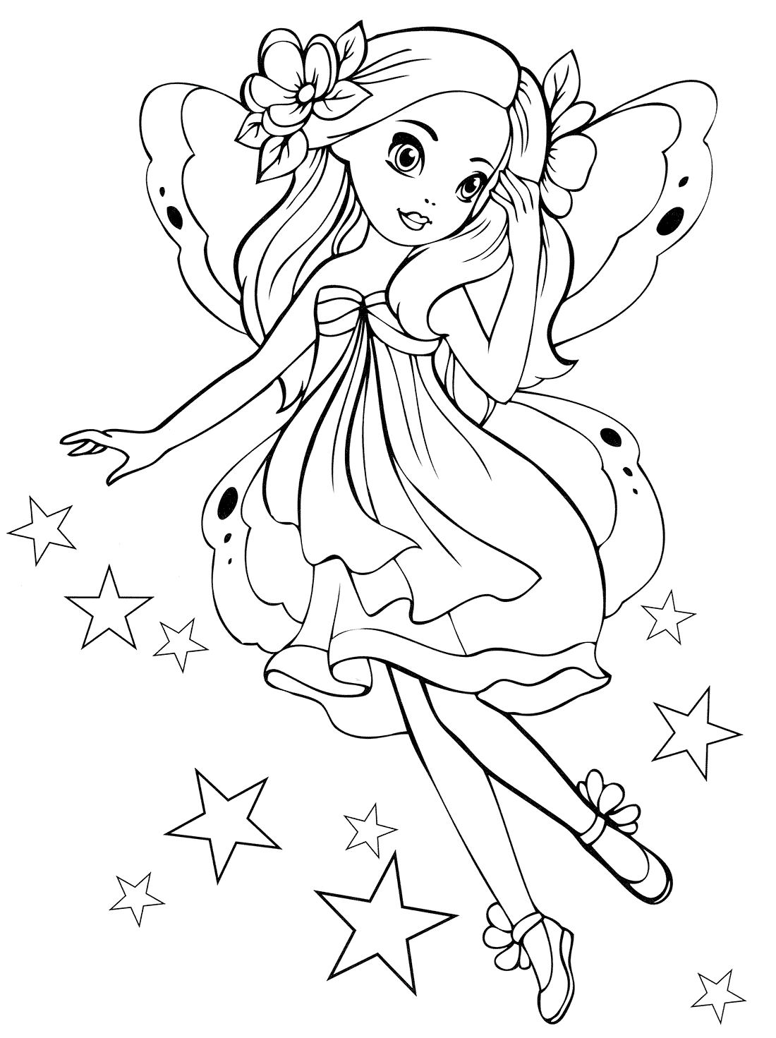 1100x1471 Coloring Pages 8,9,10 Year Old Girls To Download And Print
