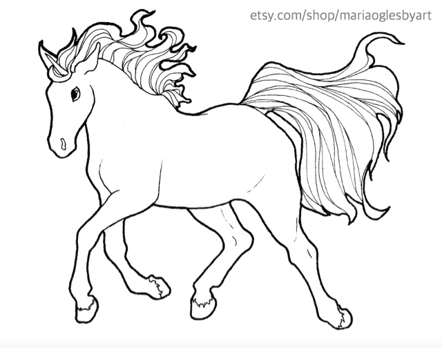 640x504 Tempest Scribbles Unicorn Sketches