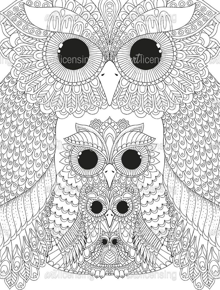 736x969 400 Best Buhos 04 Images On Owls, Colouring In And Owl