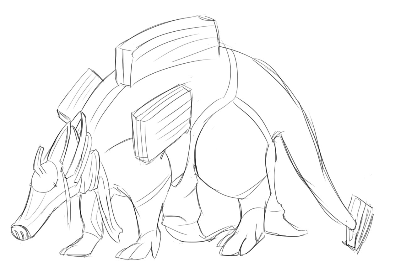 1258x887 So I Doodled This Zanuka Aardvark Umbra Thing After
