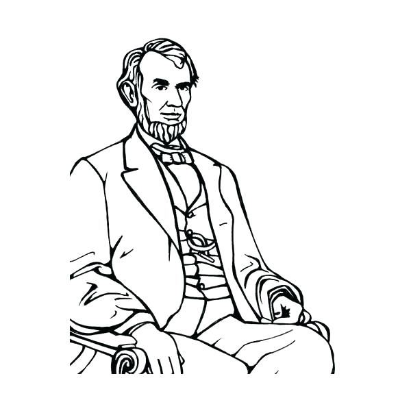 600x600 Best Abraham Lincoln Coloring Page Kids Coloring Pages