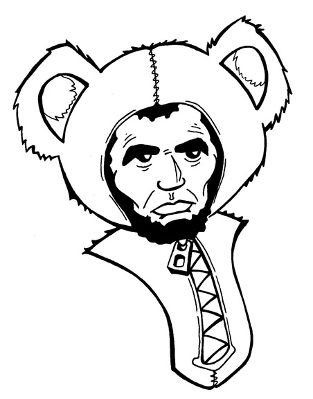 452x576 Abe Lincoln In A Bear Suit By Fuzzykub