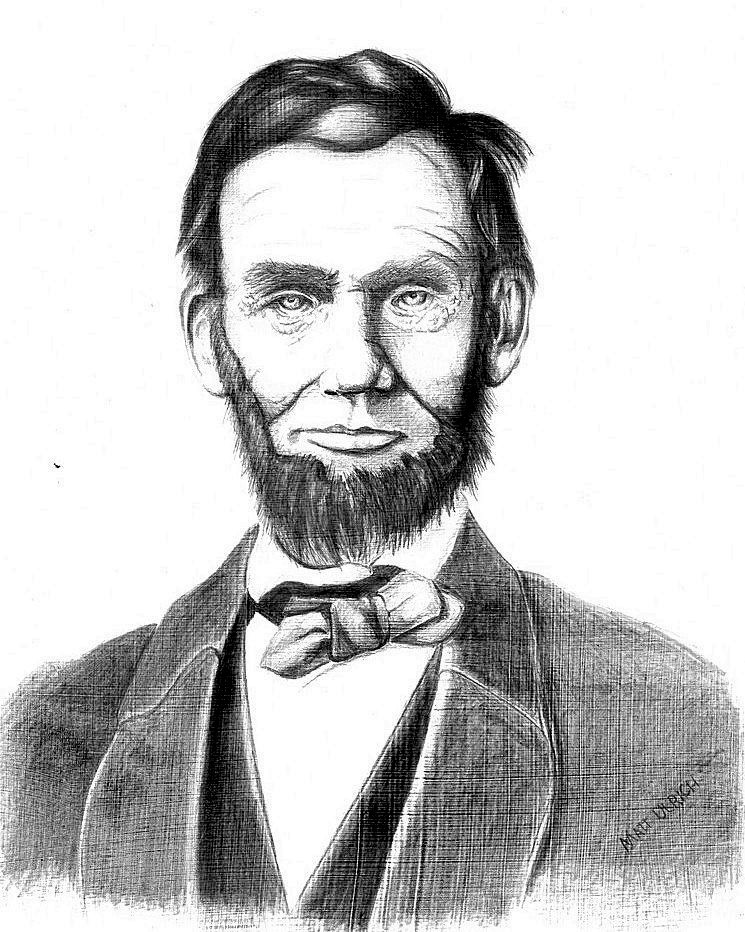 745x932 Abe Lincoln By Drewivy