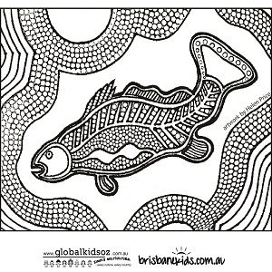 300x300 Aboriginal Colouring Pages Australia, Art Lessons And Naidoc Week