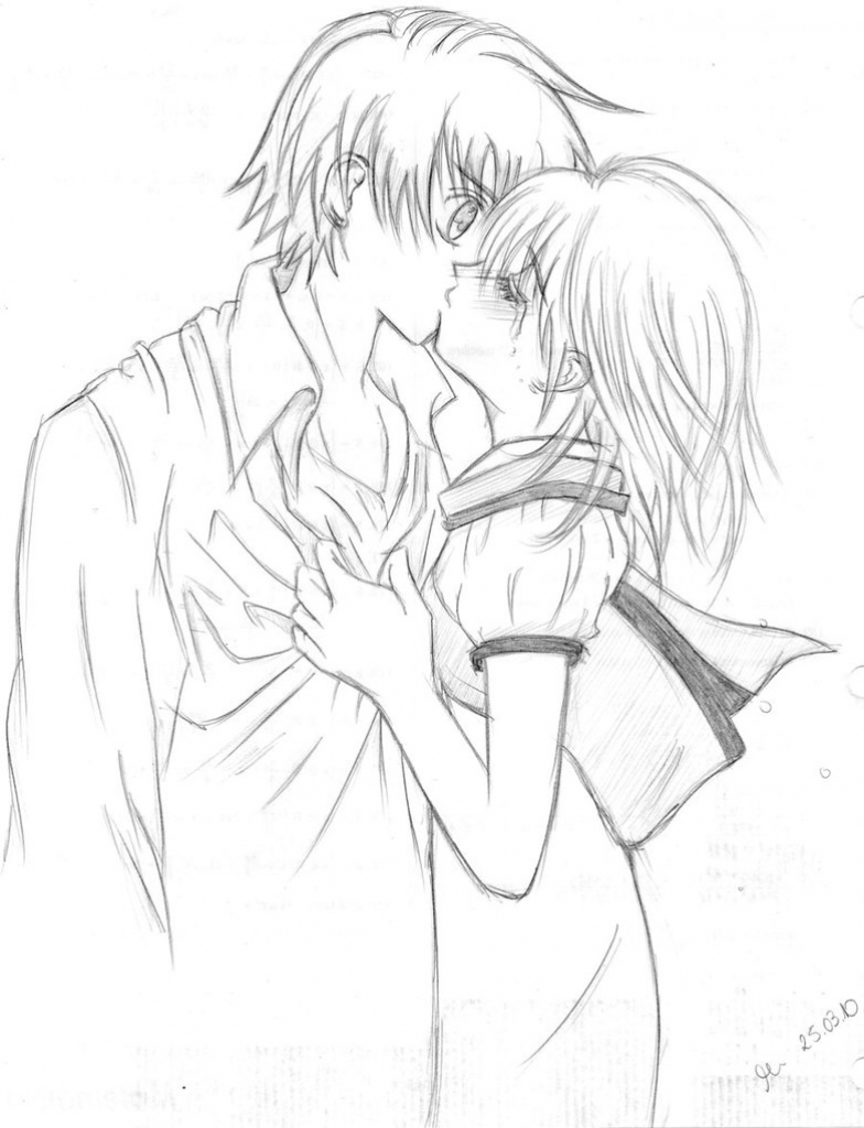 784x1024 Beautiful Drawing Pic About Love Beautiful Love Sakkurachan
