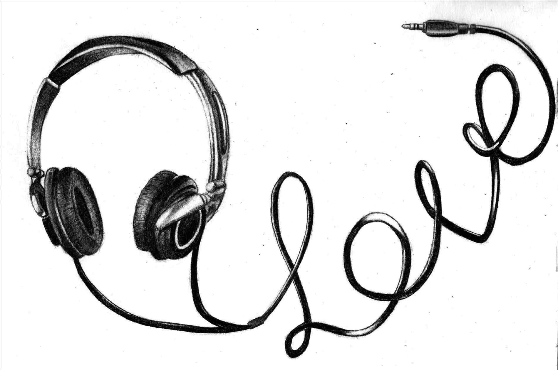 1899x1261 The Headphones Music Drawings Hottest Wedding Songs For And Dj