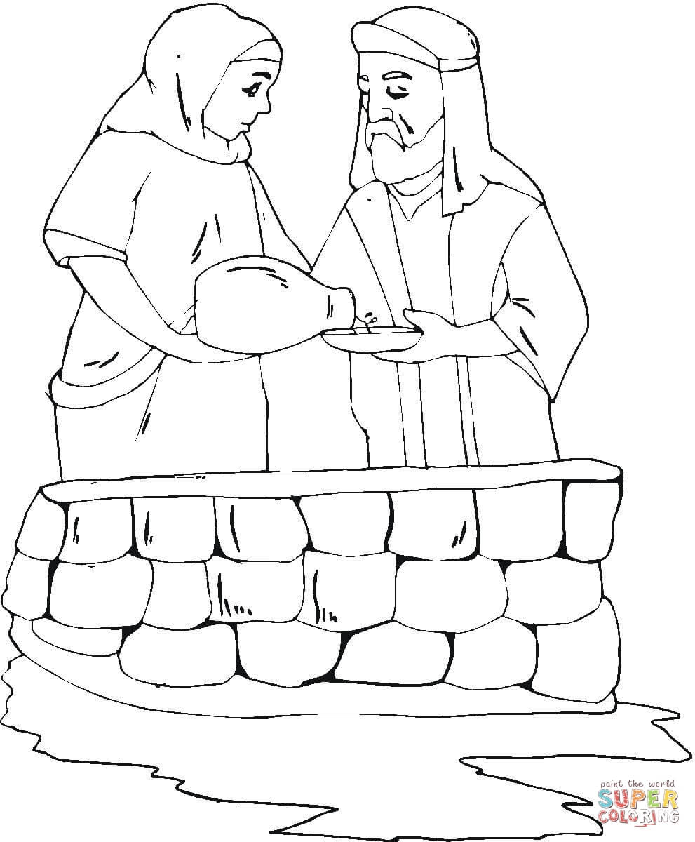 991x1200 Abraham And Sarah Coloring Page Free Printable Coloring Pages