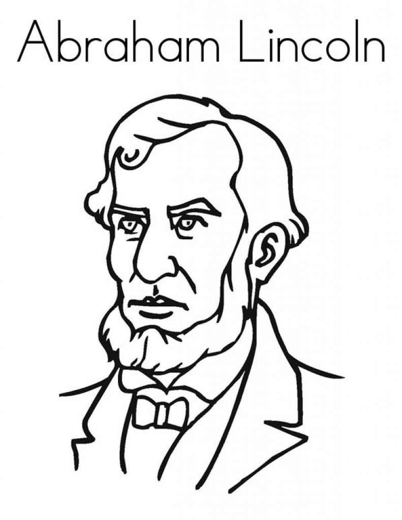 791x1024 Abraham Lincoln Color Clipart