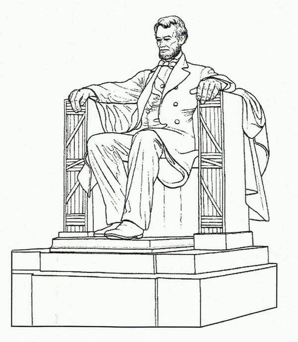 600x688 Statue Clipart Lincoln Memorial