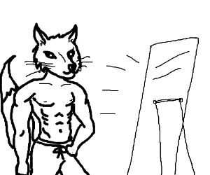 300x250 Foxman Has Abs. (Drawing By Sandroid)