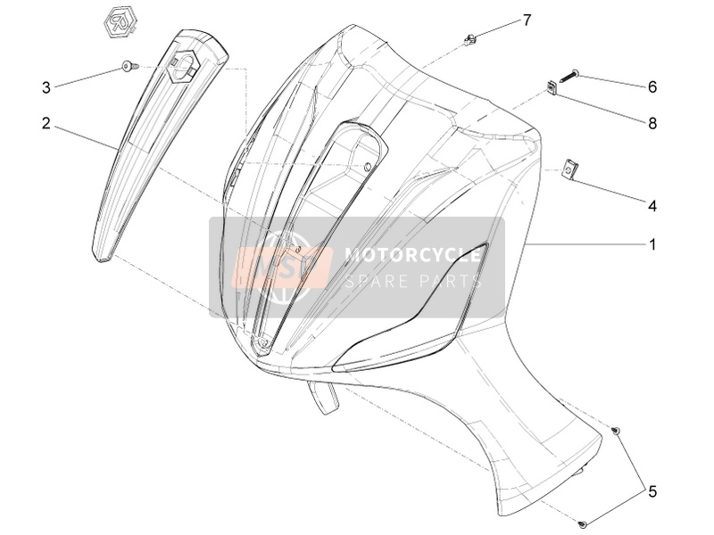 800x600 Piaggio Bv 350 4t 4v Ie E3 Abs (Usa) 2015 Spare Parts