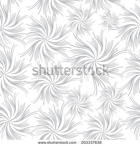450x470 Flowers Seamless Wave Background. Floral Seamless Texture