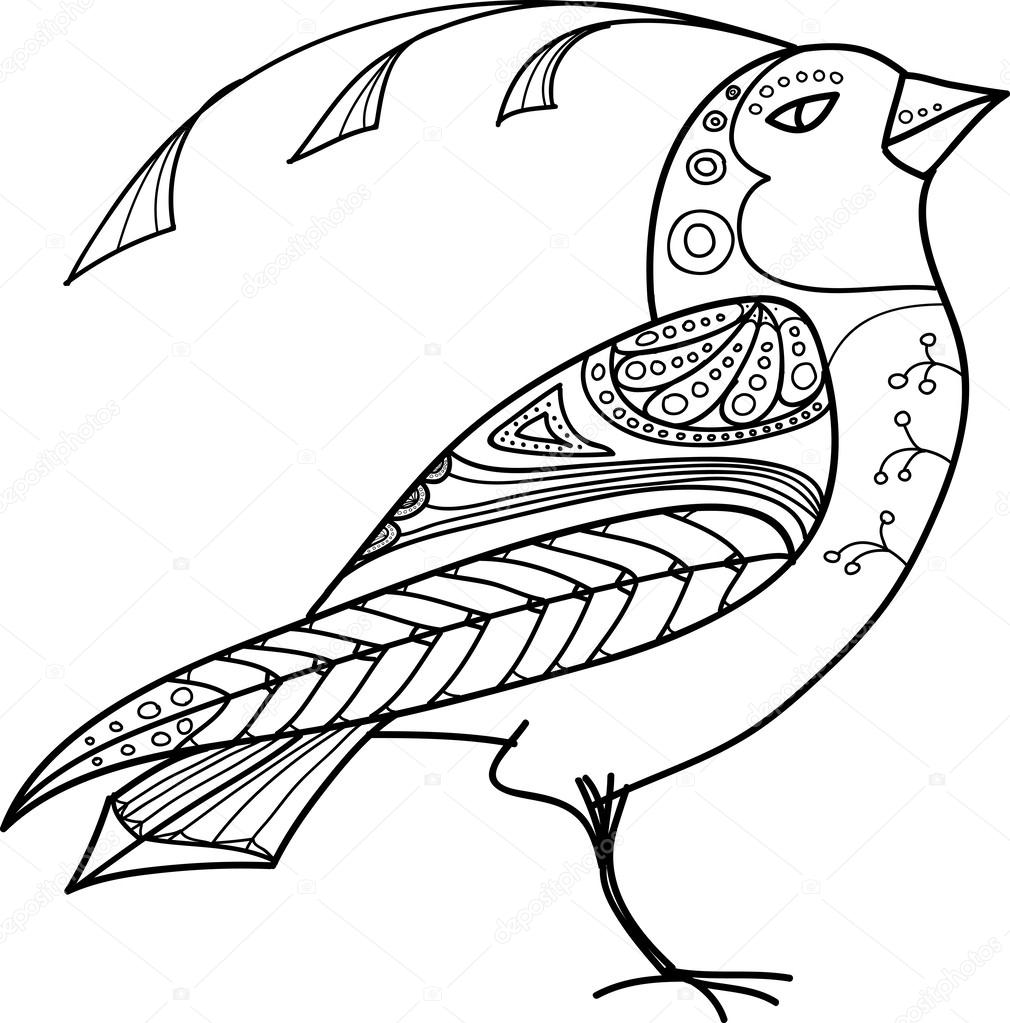 1010x1023 Magic Abstract Bird Stock Vector Baranessku