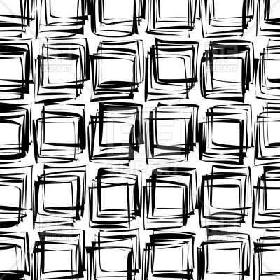 400x400 Abstract Black And White Sketch Background With Squares Royalty