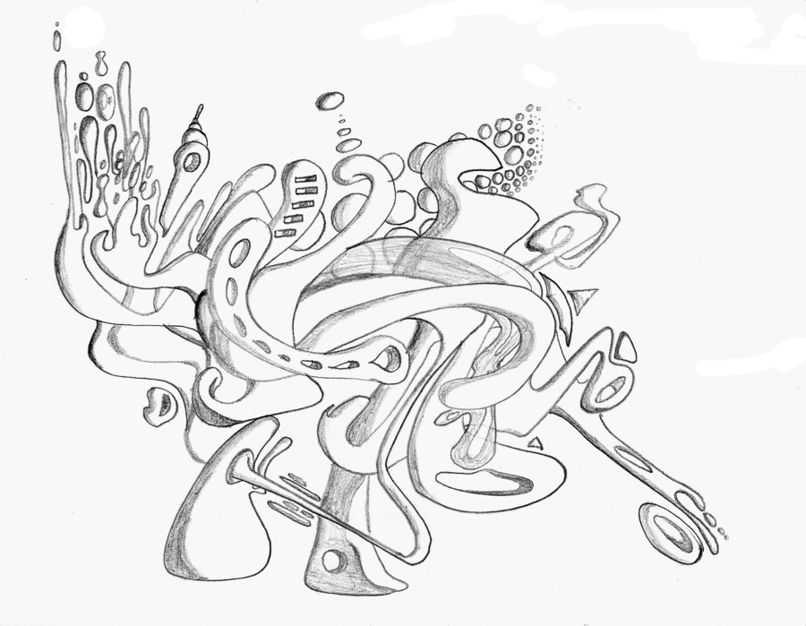900x699 Abstract Drawing By Blooper101