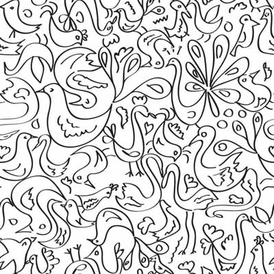 400x400 White And Black Wallpaper, Modern Interior Decorating Ideas