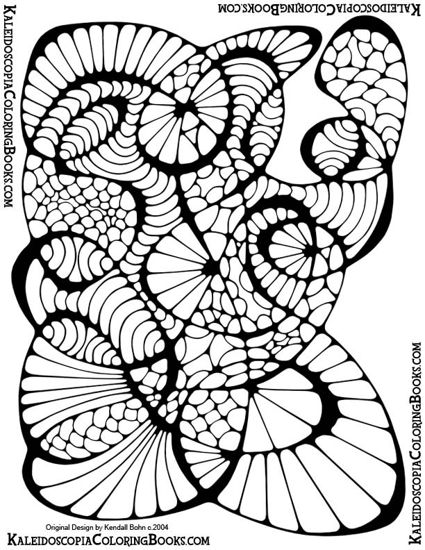 612x792 Free Coloring Page Abstract Adventure Ii