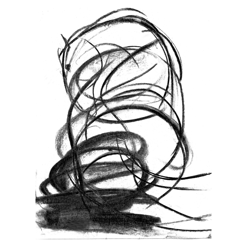 800x800 Wordpress Charcoal Abstract Drawing Of Horse