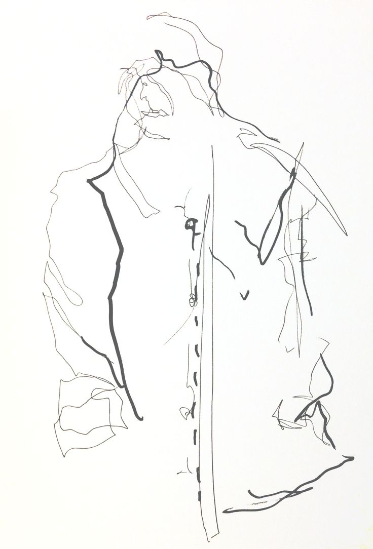 Abstract Figurative Drawing